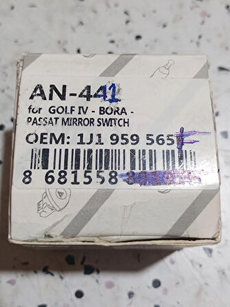 1J1959565F 01C 2003-2005 VW Bora Ayna Ayar Düğmesi AtiParts
