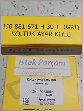 1J0881671H 30T 2003-2005 Seat Cordoba Koltuk Ayar Kolu AtiParts