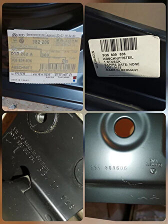 3G5809836 2015-2024 VW Passat Sağ Ön ve Orta Direk Marşbi AtiParts