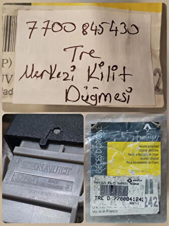 7700845430 Renault Clio 1 Merkezi Kilit Düğmesi AtiParts