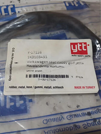 1K0103493 2006-2008 VW Jetta Havalandırma Hortumu AtiParts