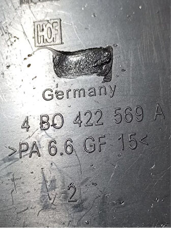 4B0422569A 1999-2001 Audi A4 Hidrolik Direksiyon Üst Kapa AtiParts