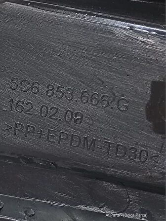 5C6853666G 9B9 2015-2018 VW Jetta Sağ Sis Farı Çerçevesi AtiParts (Bolca Parça)