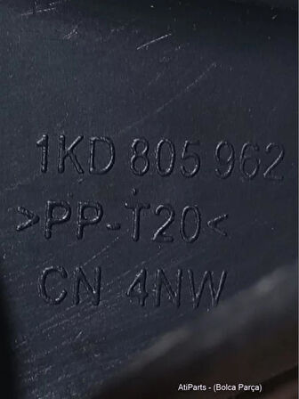 08-13 Audi A3 Cabrio 1.2 TSI 1.4 TSI Panel Havalandırması AtiParts (Bolca Parça)