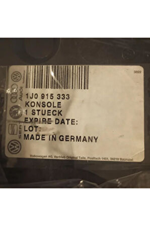 1J0915333 1998-2006 VW Golf 4 Akü Alt Braketi AtiParts