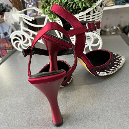 7,5 CM KALIN KADEH TOPUK EBRULİ RENK GEÇİŞLİ ÇOK ŞIK-ÇOKRAHAT ABİYE AYAKKABI