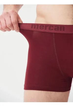 3'lü Bordo Modal Boxer