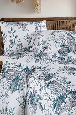 Botanic %100 Pamuk Çift Kişilik Nevresim Seti