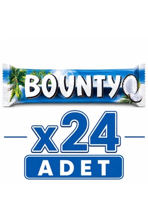 Bounty Sütlü Çikolata (57 g) x24 Adet