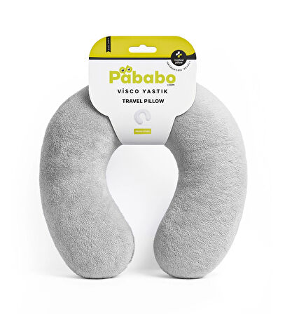 Peluş U Tipi Boyun Yastığı Yumuşak ve Ergonomik Seyahat Konforu