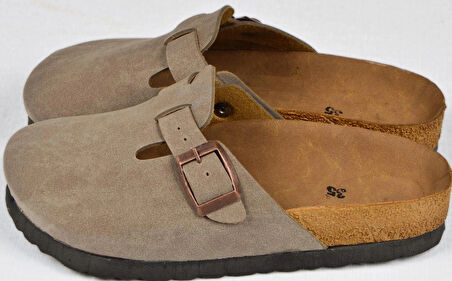 Mantar Tabanlı Çocuk Unisex Boston Birkens Günlük Sabo 59463 Günlük Terlik