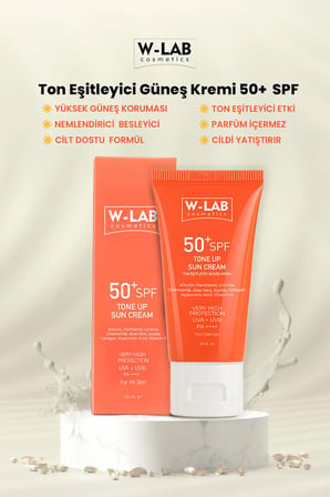 W-Lab Cosmetics Madeleb Krem 40 ml ve W-Lab Cosmetics Ton Eşitleyici Güneş Kremi 50+SPF