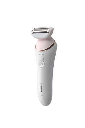 BRE730 / Essential Elite Plus 7'li, Törpü Başlıklı, Islak Kuru Epilasyon Aleti, Beyaz ( YAN BARKOD )
