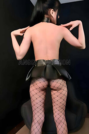 Büstiyer Ve Choker Görünümlü Şık Etek Harness - Brf998