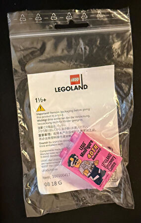 Legoland Discovery Centre 2018 Minifigure 40th Anniversary Policeman Pattern Duplo Brick 1x2x2