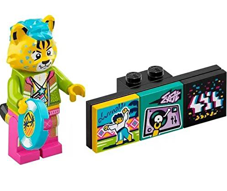 Lego Minifigür - Vidiyo Bandmates - 43101 - DJ Cheetah