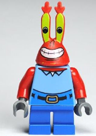 Lego Minifigür SpongeBob SquarePants Mr.Krabs bob023