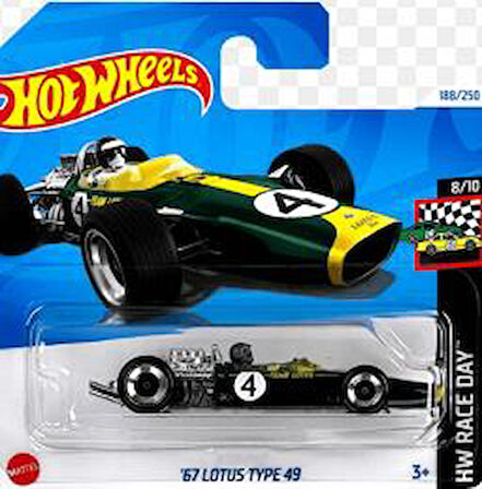 Hot Wheels Tekli Arabalar '67 Lotus Type 49 HTD99