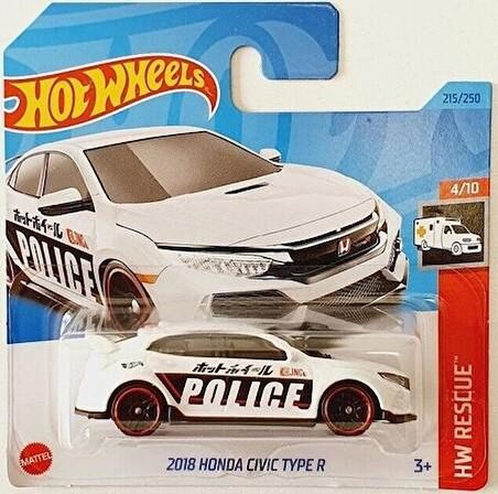 Hot Wheels Tekli Arabalar 2018 Honda Civic Type R HKJ21