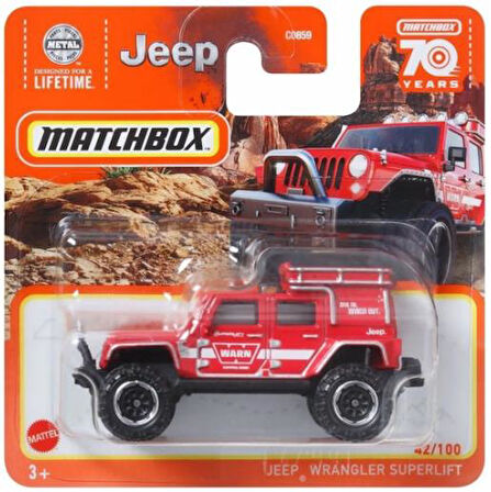 Matchbox Tekli Arabalar Jeep Wrangler Superlift HLD28