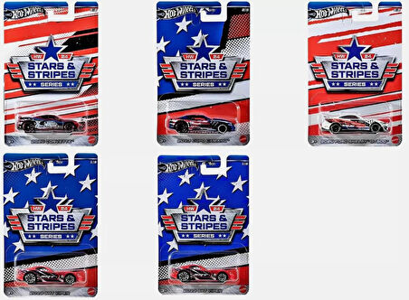 Hot Wheels Stars & Stripes Serites 5'li Set GRT01