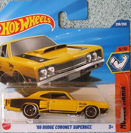 Hot Wheels Tekli Arabalar '69 Dodge Coronet Superbee JBB27 (Muscle Mania)