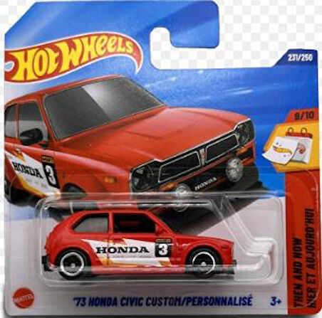 Hot Wheels Tekli Arabalar '73 Honda Civic Custom JBB42 (Then And Now)
