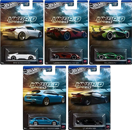 Hot Wheels Hybrid Speed 5'li Set JDY87