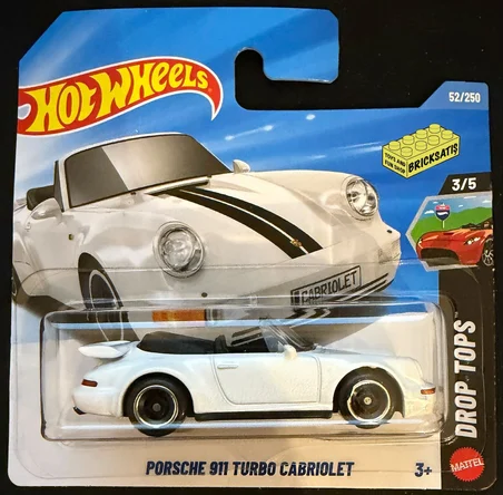 Hot Wheels Tekli Arabalar Porsche 911 Turbo Cabriolet JJJ22 (Drop Tops)