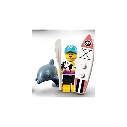 Lego Minifigür - Seri 21 - 71029 - Paddle Surfer