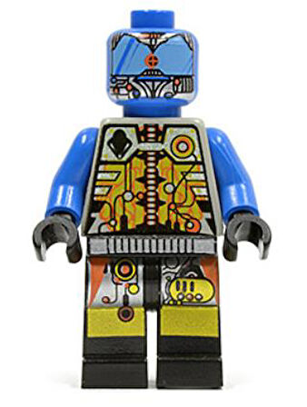 Lego Minifigür UFO Droid - Blue (Techdroid 1) sp043