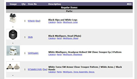 Lego Minifigür Clone Trooper (Phase 2) Black Head sw0126