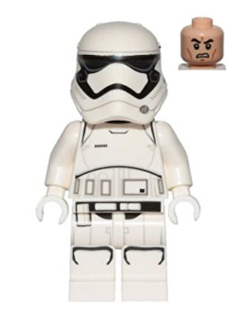 Lego Minifigür Star Wars First Order Stormtrooper (Rounded Mouth Pattern) sw0667