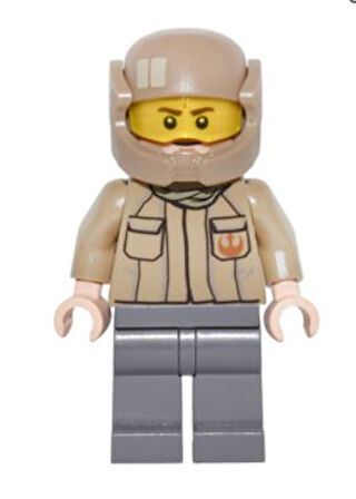 Lego Minifigür Resistance Trooper Resistance Logo sw0721