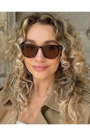 Brina Unisex Kahvernegi Güneş Gözlüğü Popüler Renk 48 Ekartman ( Küçük - Orta boy)