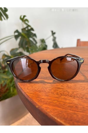 Brina Unisex Kahvernegi Güneş Gözlüğü Popüler Renk 48 Ekartman ( Küçük - Orta boy)