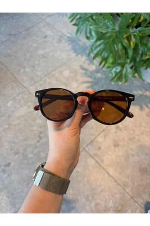 Brina Unisex Kahvernegi Güneş Gözlüğü Popüler Renk 48 Ekartman ( Küçük - Orta boy)