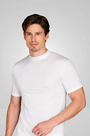 Erkek 3'lü % 100 Pamuklu O Yaka-Yarım Kollu Fanila-Atlet/BERRAK-1003