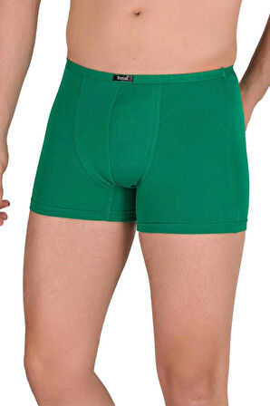  Erkek 3'lü YEŞİL Renk MODAL ince lastikli Likralı Boxer-Short-Külot BERRAK / 4488