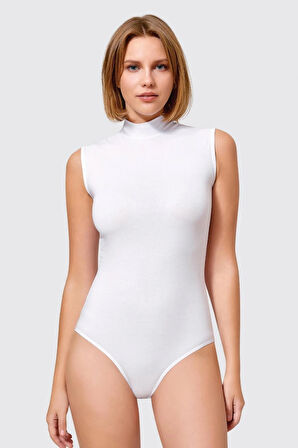 Kadın Yüksek Yaka Japone Kol Pamuklu Alttan KancalıZıbın Atlet BERRAK / 7025 - 1