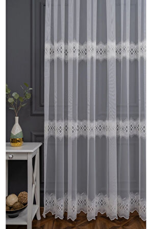 brita Serisi 1e 3 pile Salon Oturma Odası Tül Perde