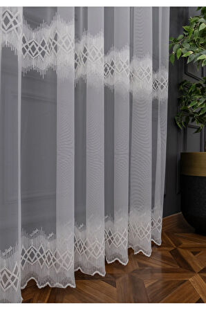 brita Serisi 1e 3 pile Salon Oturma Odası Tül Perde