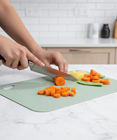 Berina Home Kesim Panosu Bükülebilir Elastik Kesme Tahtası Flexi Kesim Matı %100 Yerli Üretim