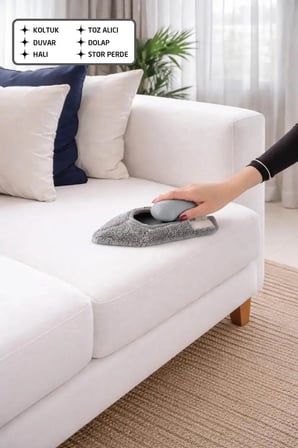 Berina Home Vip Ahmet Mikrofiberli Temizlik El Mopu Leke Çıkarma Mopu Koltuk Silme Mopu 