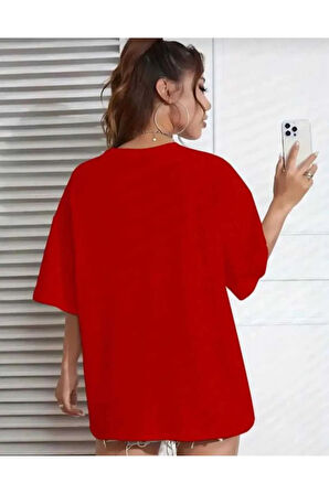 malkoçbey broklıyn baskılı oversize unisex basic o yaka t-şhirt