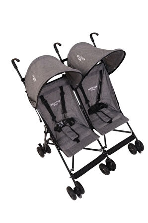 İkiz Bebek Arabası Pratik Baston