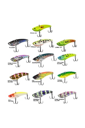 Mirror Vib 15gr / 5.5cm Virasyon Jig Yem Yellow Glow