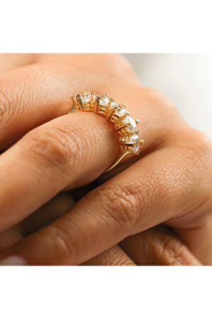 Sevgililer Günü Beştaş Altın Yüzük