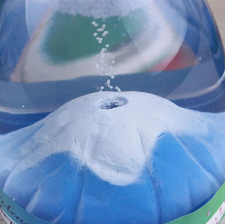 Volkan Patlaması Mavi Kum Saati Ev Ofis Masa Üstü Hediyelik