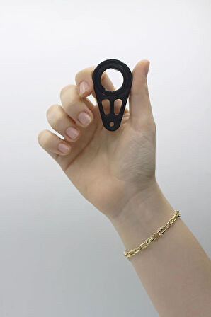 Karambit Anahtarlık Keyrambit Rulmansız Komple Plastik Siyah